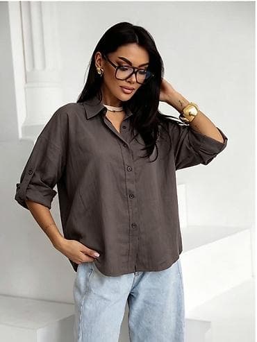 desigual tunika: ✅Ženska košulja – oversized kroj sa dugmadima
✅1950 din — 1