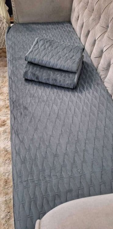 Furniture: For three-seater sofa, color - Light blue — 3