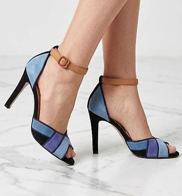 sandale 45: Ženske sandale na štiklu - Dizajn: elegantne sandale sa otvorenim — 1