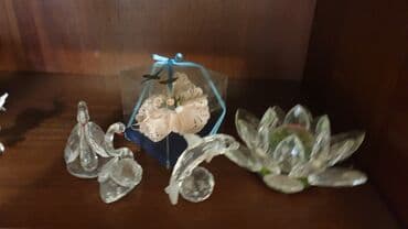 drvene macke figure: Swarovski figure-
made in italy — 1