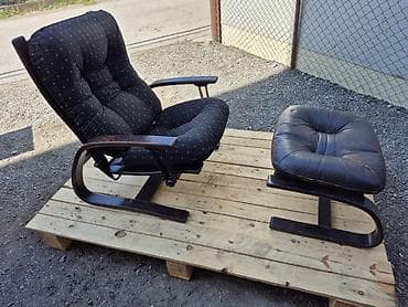 sara namestaj – слике: Naslonjač sa tabureom (set) - Udobna fotelja sa pripadajućim tabureom — 7