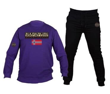 new yorker sabac: Set, L (EU 52), Lacoste, color - Purple, Cotton — 19