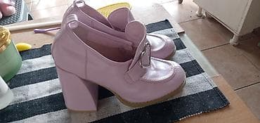 Women's Footwear: Ženske kozne cipele na štiklu u nežno roze boji, sa upečatljivim — 5