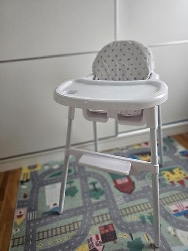 deciji ormar: Visoka stolica za hranjenje bebe/decu - Stabilna konstrukcija sa — 9