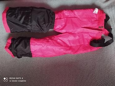 ranac crni: Dečje ski-pantalone u crvenoj boji,nove.Pantalone sa podesivim — 4