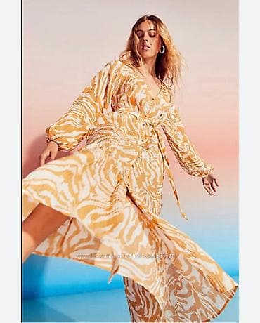 l credi torbe: Nov H&M kaftan od 72% viskoze, na kopčanje, vezuje se u pojasu, L — 2