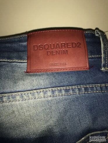 Duksevi: Original DSQUARED2 farmerice 36 100% cotton Made in Italy Polustruk — 1