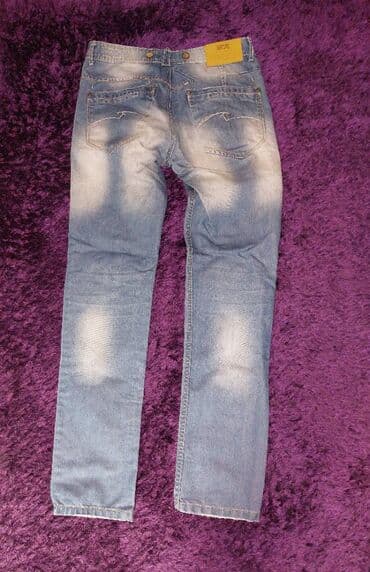 kompleti prsluk i pantalone: Mid Point teksas farke vel.32 L Odlicne muske farmerice Mid Point u — 2