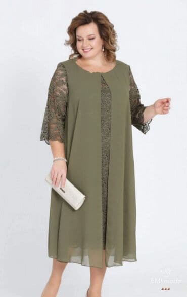 crne haljine do koljena: 2600 do 5xl — 7