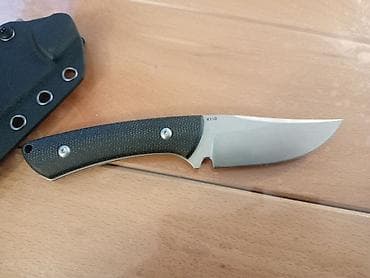 ski komplet za decu: Fiksni nož sa futrolom - Oštrica: drop-point profil, mat saten — 5