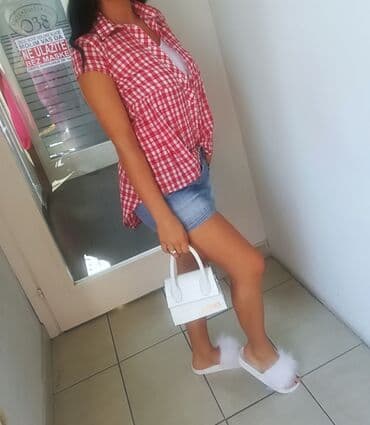 S (EU 36), Pamuk, Karirani, bоја - Crvena na lalafo.rs S (EU 36), Pamuk, Karirani, bоја - Crvena