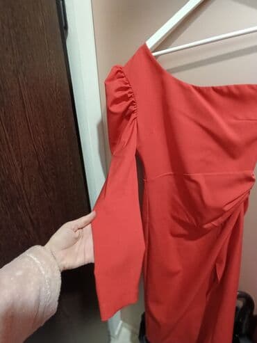 3 decembar duks: S (EU 36), color - Red, Evening, Other sleeves — 10
