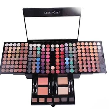 Šminka: MISS ROSE profesionalni make-up set – kompletna paleta za lice i oči — 2