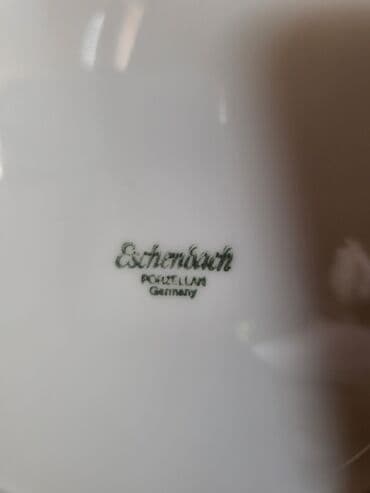 porcelanske solje za caj: Set 1950g+ Escenbach porcelan Nemacka. Porcelanski set,perfektan,sve — 13