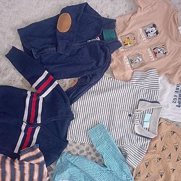 Kompleti: Paket dečje garderobe za dečaka – razni komadi i dezeni (proleće/leto — 5