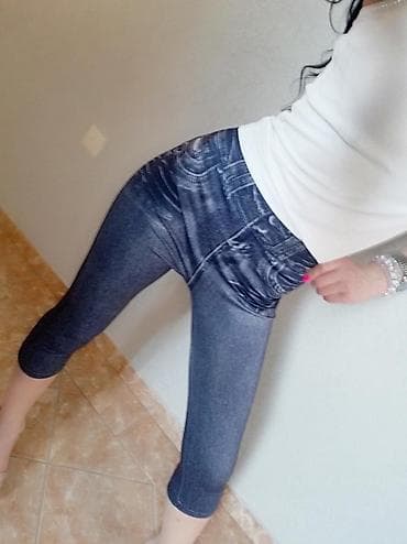 Venčanice i aksesoari: Helanke atmosphere, imitacija farmerke. Vel. Veoma rastegljive.nove — 1