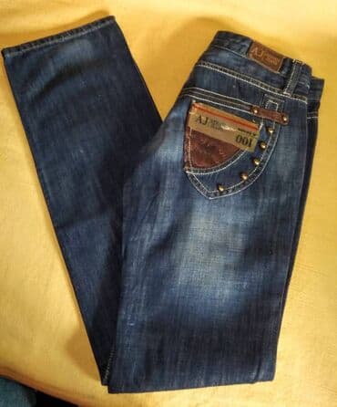 Jakne, Kaputi, Prsluci: Armani jenas original 29 NOVO Original Armani farmerke sa džepovima od — 10