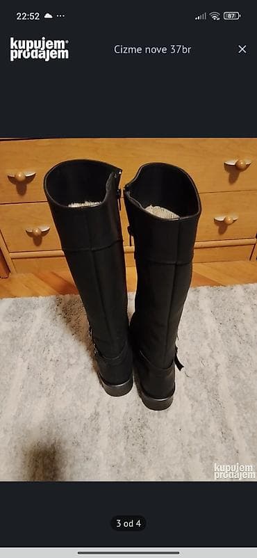 labrador cizme: High boots, 37, color - Black — 3