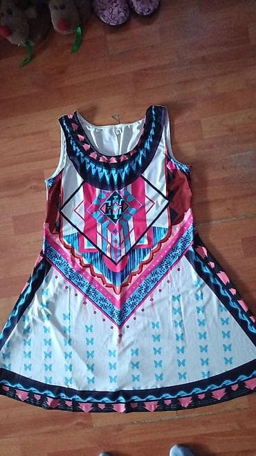 haljine ralph lauren: Letnja haljina bez rukava sa geometrijskim i etno printom - Kroj — 5
