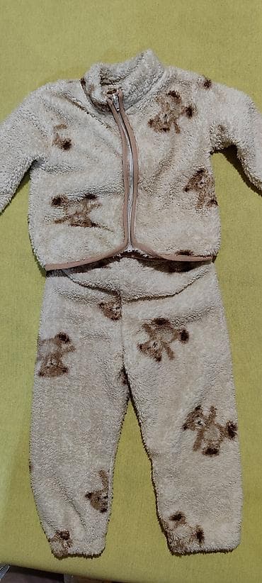 Dečiji zimski komplet – plišani set jaknica i pantalone - Materijal