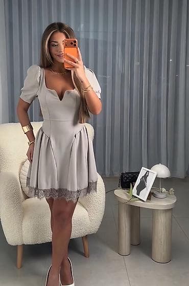 haljine tom tailor: 🔥Kratka elegantna haljina sa puf rukavima i čipkom
✅2700 din — 1