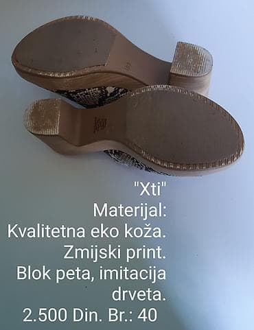 tiffany royal collection cena: Xti ženske klompe/sandale - Materijal: kvalitetna eko koža - Uzorak — 8