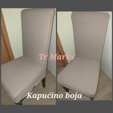 elasticne presvlake za stolice cena: Rastegljive navlake za stolice bez karnera CENA SETA 2490 DIN( 6 — 7
