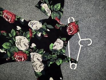 haljine diline: Ženska midi haljina s floralnim printom - Model: kroj u obliku slova — 5