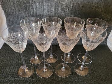 swarovski case za vino cena: Case za vino,Rosenthal,kristal,rucni rad Nemacka 70te. Case tanak — 10