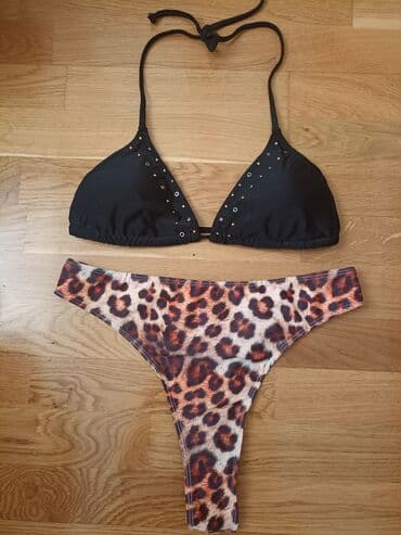 kupaci sinsay: L, Poliester, Leopard, krokodil, zebra, bоја - Crna — 5