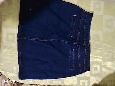 ecco ženske sandale: Teksas suknja, tamno plava (indigo), A-kroja do iznad kolena. - — 2