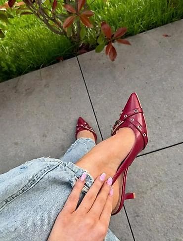 haljine sa leopard printom: Ženske slingback salonke sa špicastim vrhom i niskom potpeticom - — 3