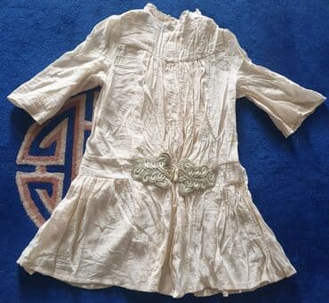 leprsava haljina: S (EU 36), color - Beige, Long sleeves — 4
