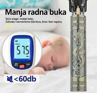 daljinski za klimu: Nov trimer za kosu i bradu. Ima USB punjač za punjivu bateriju i — 5