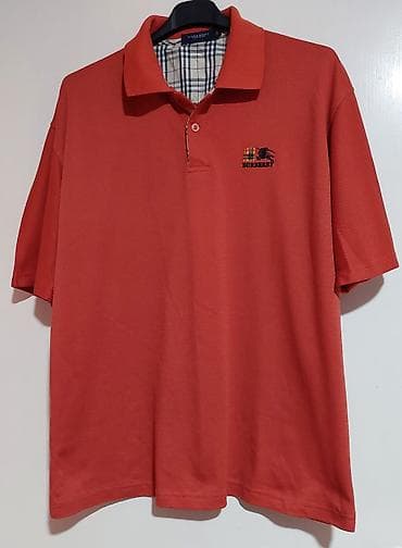 versace muska torbica: Men's T-shirt Burberry, bоја - Crvena — 1