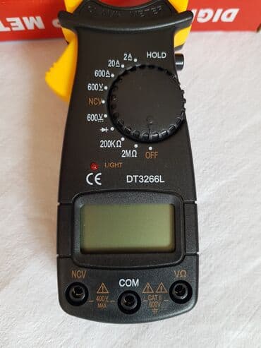 Ampermetri: Amper klesta - 600A - DT3266L Digitalna amper klešta i unimer - 600A - — 5