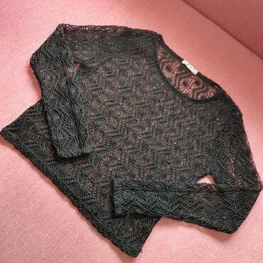 svečane tunike: Nova majica, Stradivarius Intenzivno crna Dužina do struka Veoma — 4