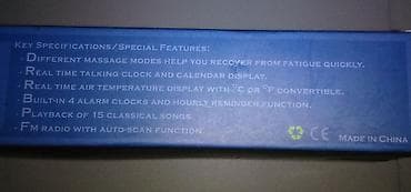 Ručni masažeri: Masažer elektronski Masažer sa dodatnim funkcijama sata, alarma — 3