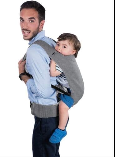 odeca za bebe do 3 meseca: Nosiljka za bebe – siva - Ergonomski dizajn sa M-položajem kukova i — 2