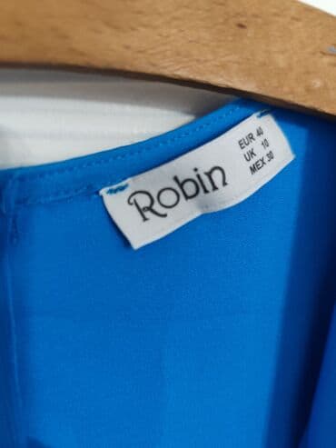 kaftan haljine za plazu new yorker: L (EU 40), Jednobojni, bоја - Svetloplava — 3
