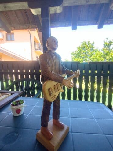 Art & Collectibles: Skulptura "Gitarista" Ručno rađena skulptura od raznovrsnih vrsta — 5