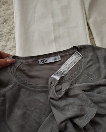 reserved prsluk: Zara, M (EU 38), Viskoza, Jednobojni, bоја - Siva — 2