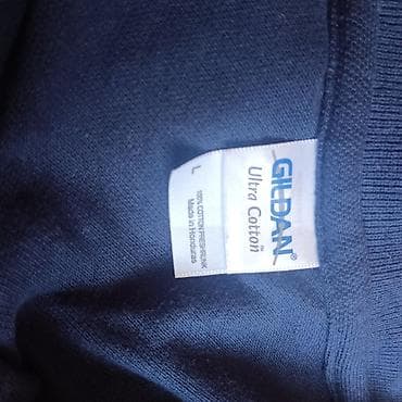 jeftine polo majice: Polo majica – Gildan Ultra Cotton, tamnoplava, XL veličina - ramena — 3