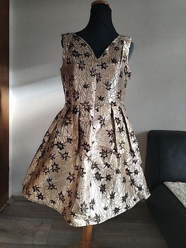 haljina i sako komplet: Haljina IVIVI Collection – model 2229 OR, veličina M. - Kroj — 1