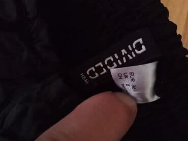 dugacki sako: H&M, S (EU 36), Jednobojni, bоја - Crna — 6