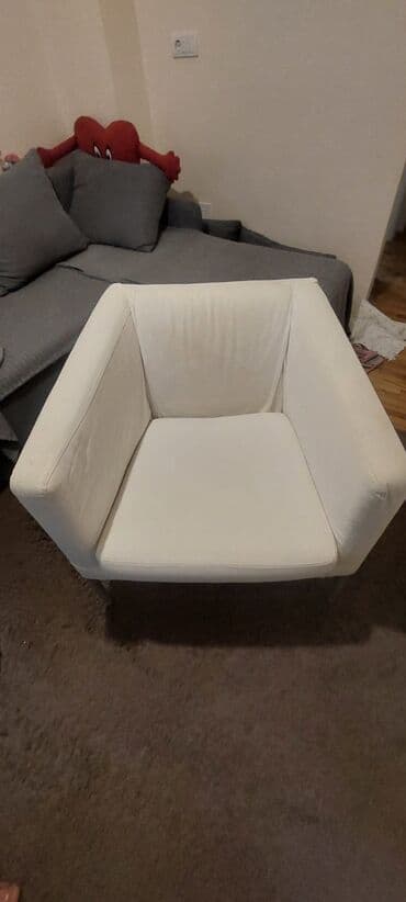 komode i fioke: 2 ikea fotelje po 65.u odlicnom stanju!!!! Sve navlake se skidaju i — 2