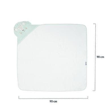 slike sv petke: KikkaBoo Peškir sa kapuljačom 90x90 cm – Jungle King (Šifra: KKB1) - — 3