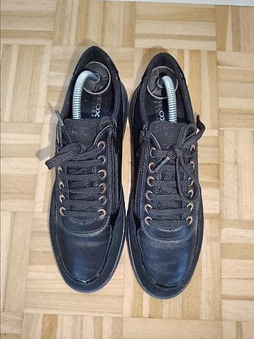 Cipele: Geox Respira kožne patike – crne ug 25,5cm - Model: Geox Respira - — 1