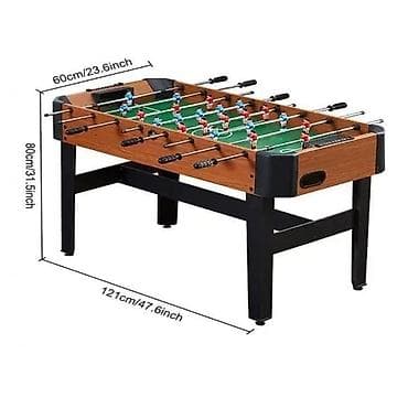 activity igra cena: Stoni fudbal (foosball) – drveni kabinet sa stabilnim metalnim nogama — 5