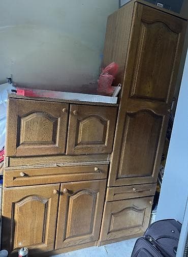 jeftinije fotelja na razvlačenje: Komode puno drvo.Mogu se odvojiti kao tri zasebne komode i rasporediti — 1